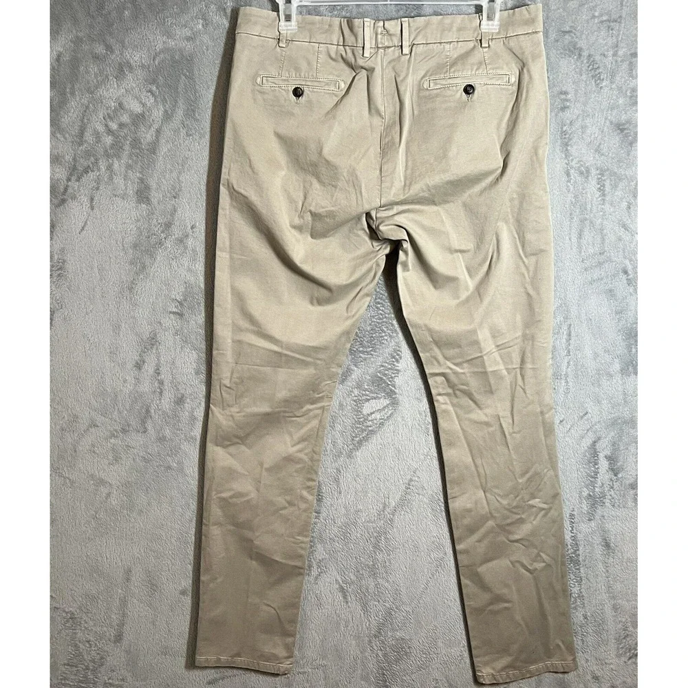 Peter Millar Collection Concorde Flat Front‎ Pants Khaki Men's Size 38 x 36 NWT